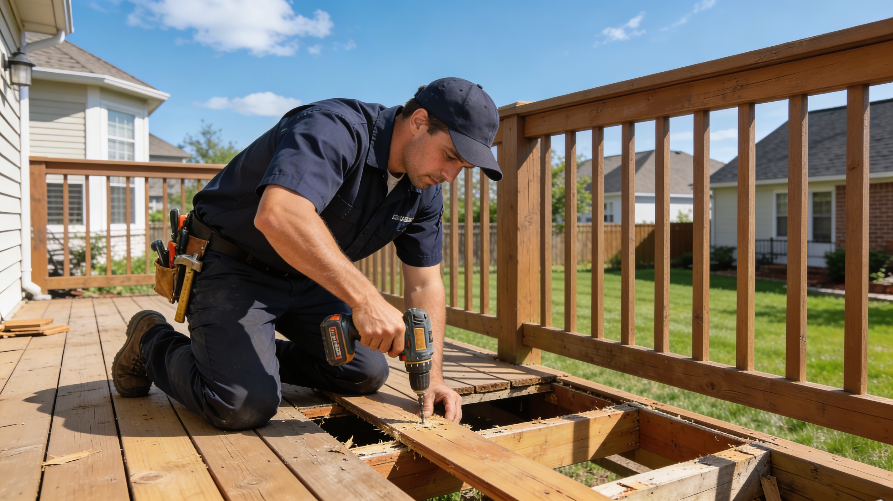Deck and fence repair service