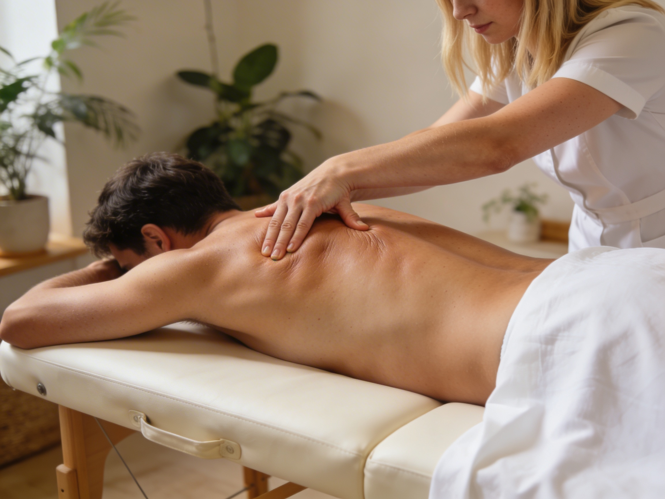 Deep tissue massage therapy