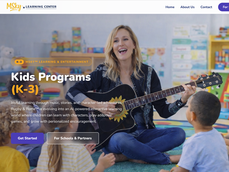 Msky Learning Screenshot